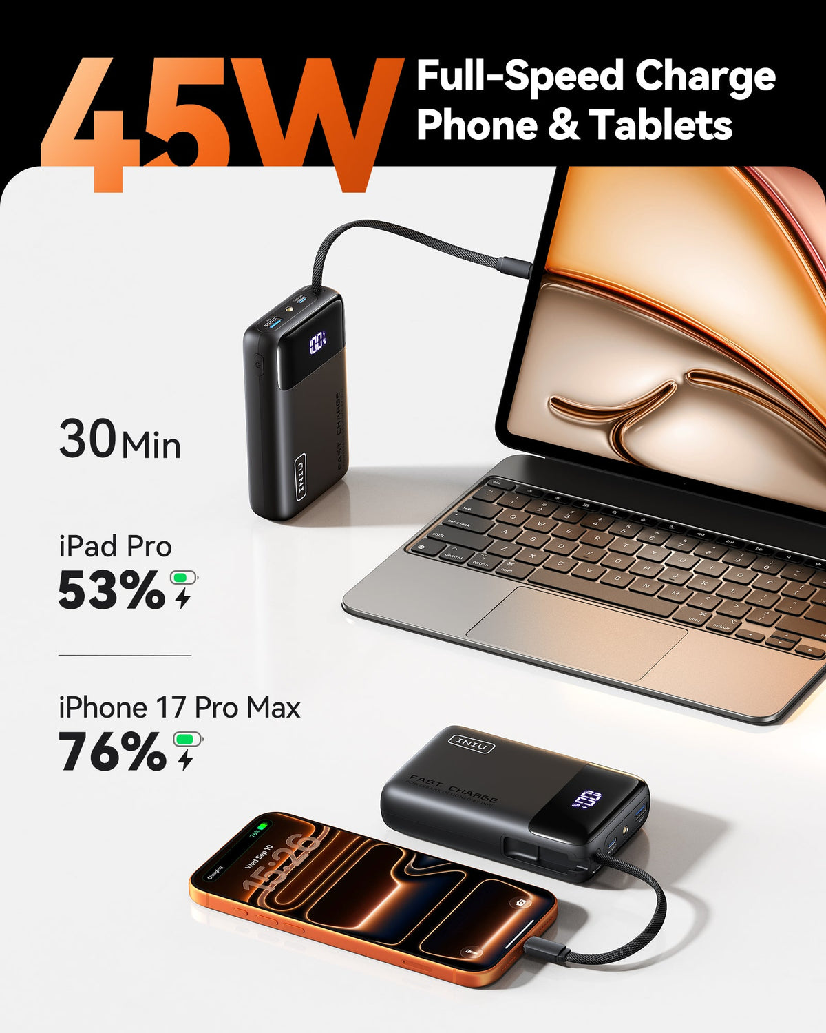INIU Carry Power Bank 20000mAh 45W