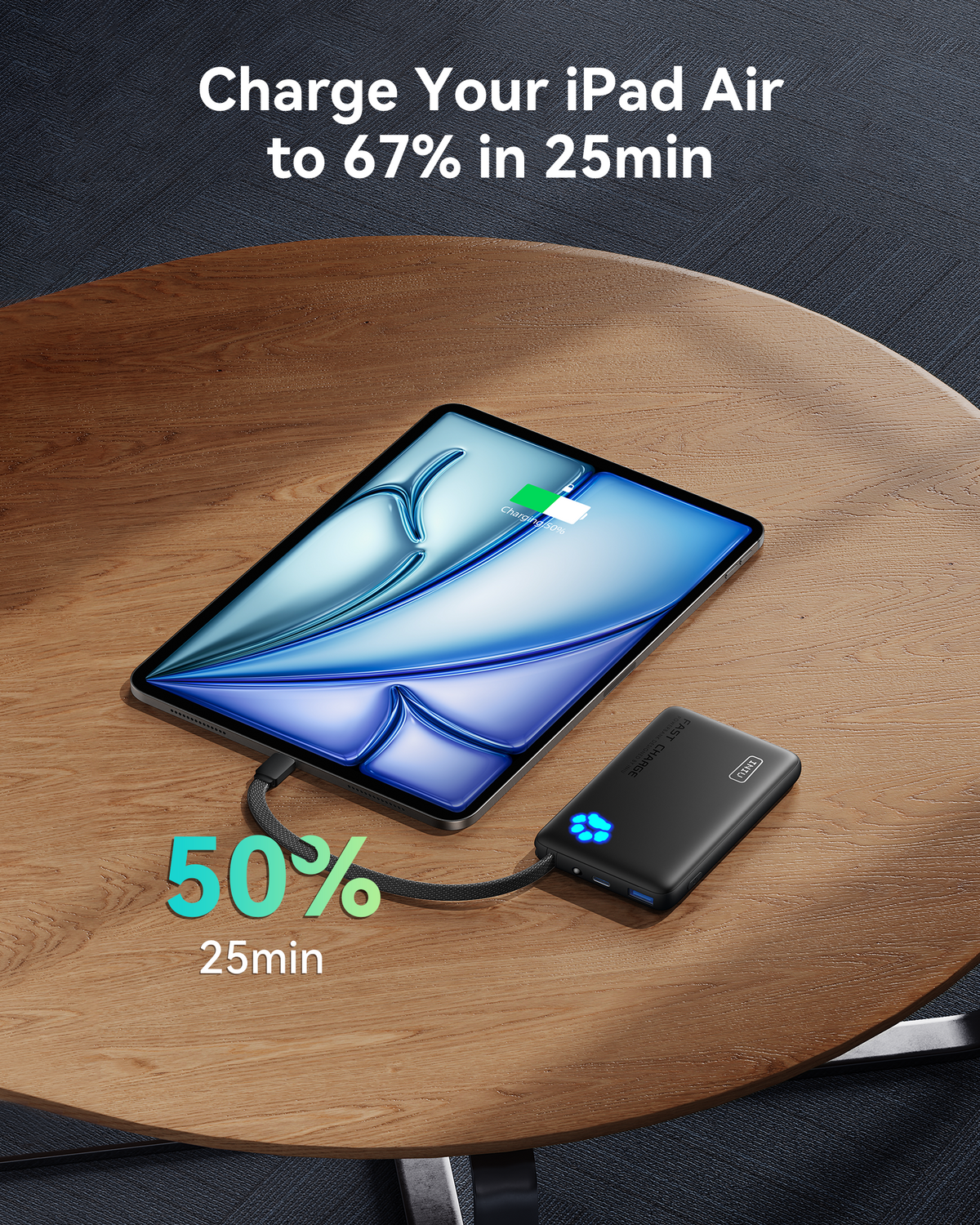 INIU Pawsible Slim Power Bank 10000mAh 45W
