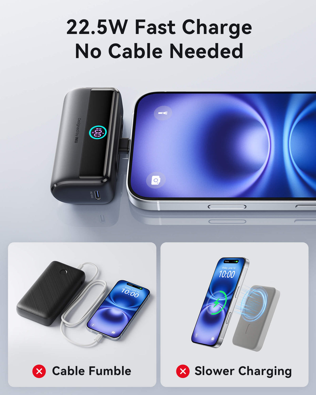 INIU Carry Power Bank 5000mAh 22.5W