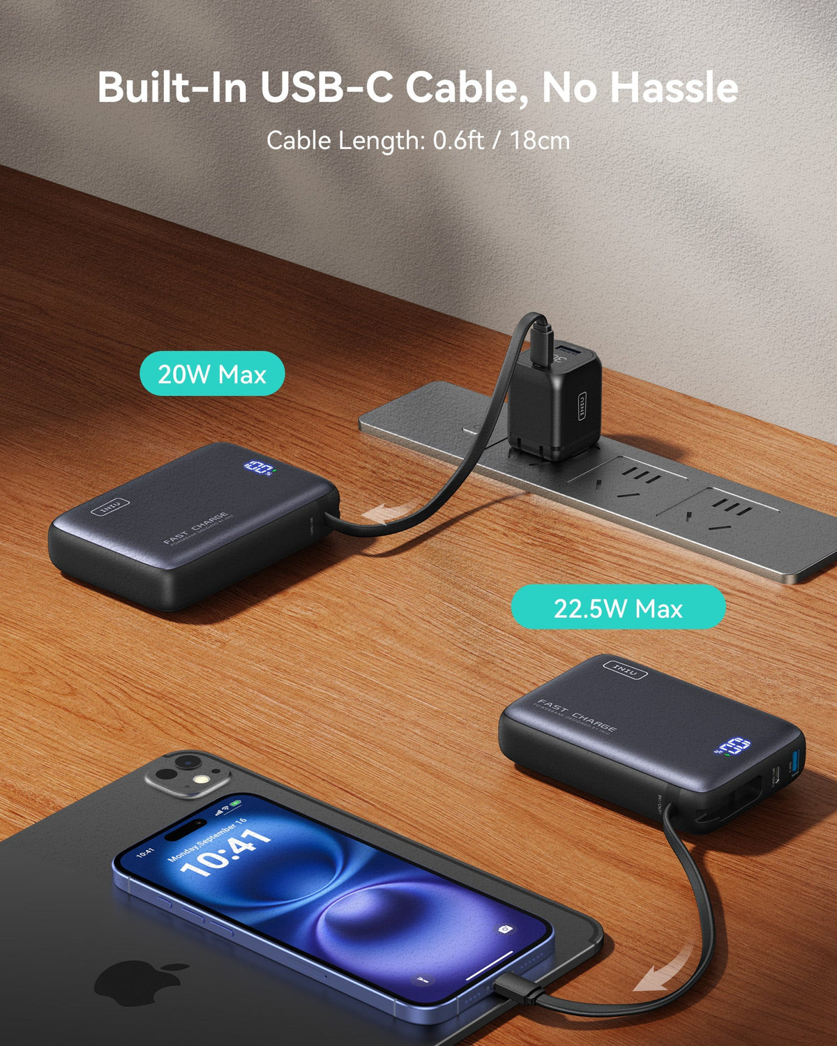 INIU Carry Power Bank 20000mAh 20W