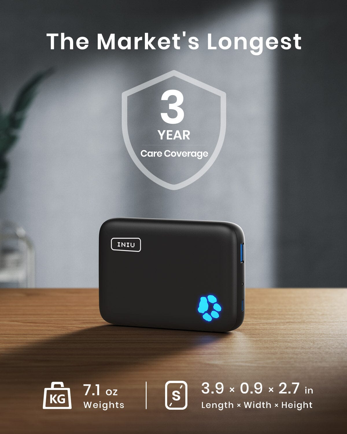 INIU B43 MagSafe 10000mAh Compact Power Bank