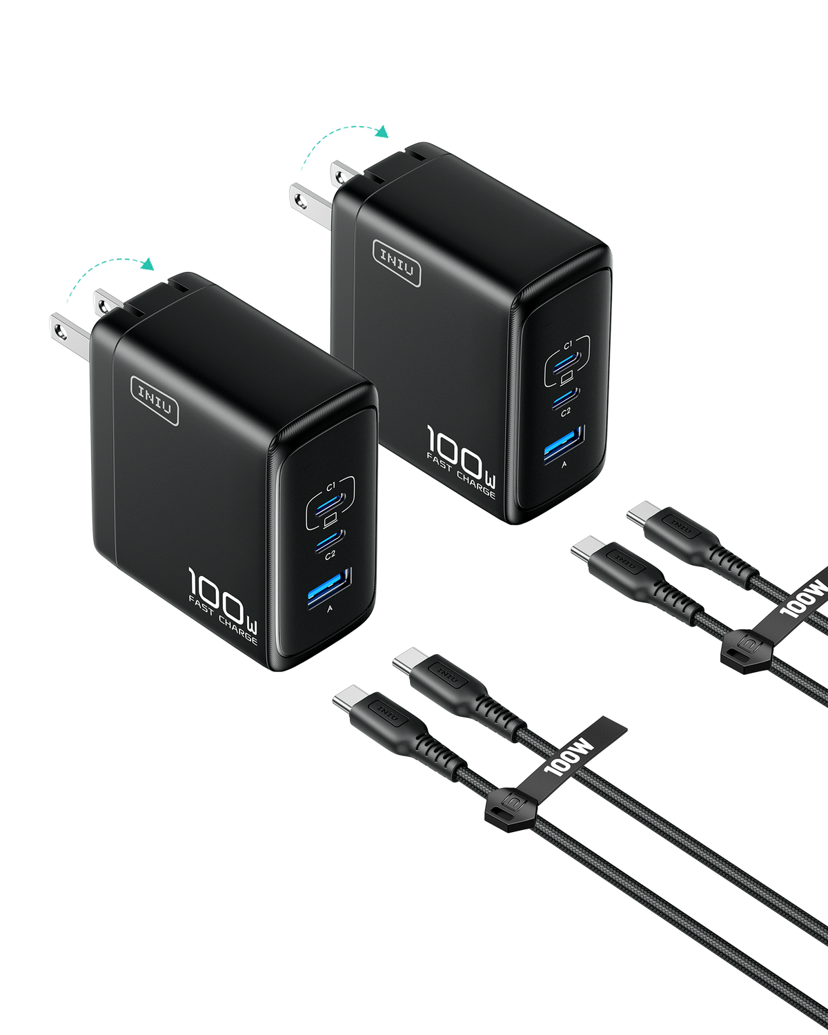 INIU Cougar A11 100W GaN Charger