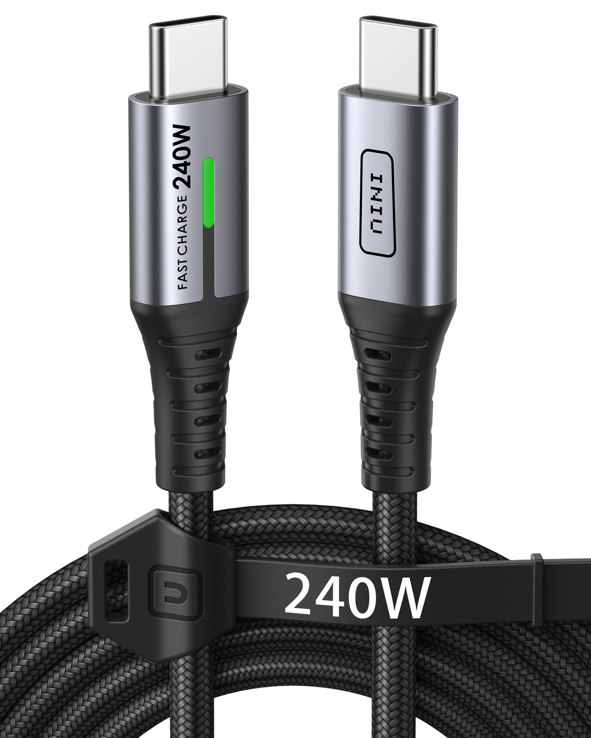 INIU D7CC 240W USB C to C Cable (6.6ft, 1-Pack)