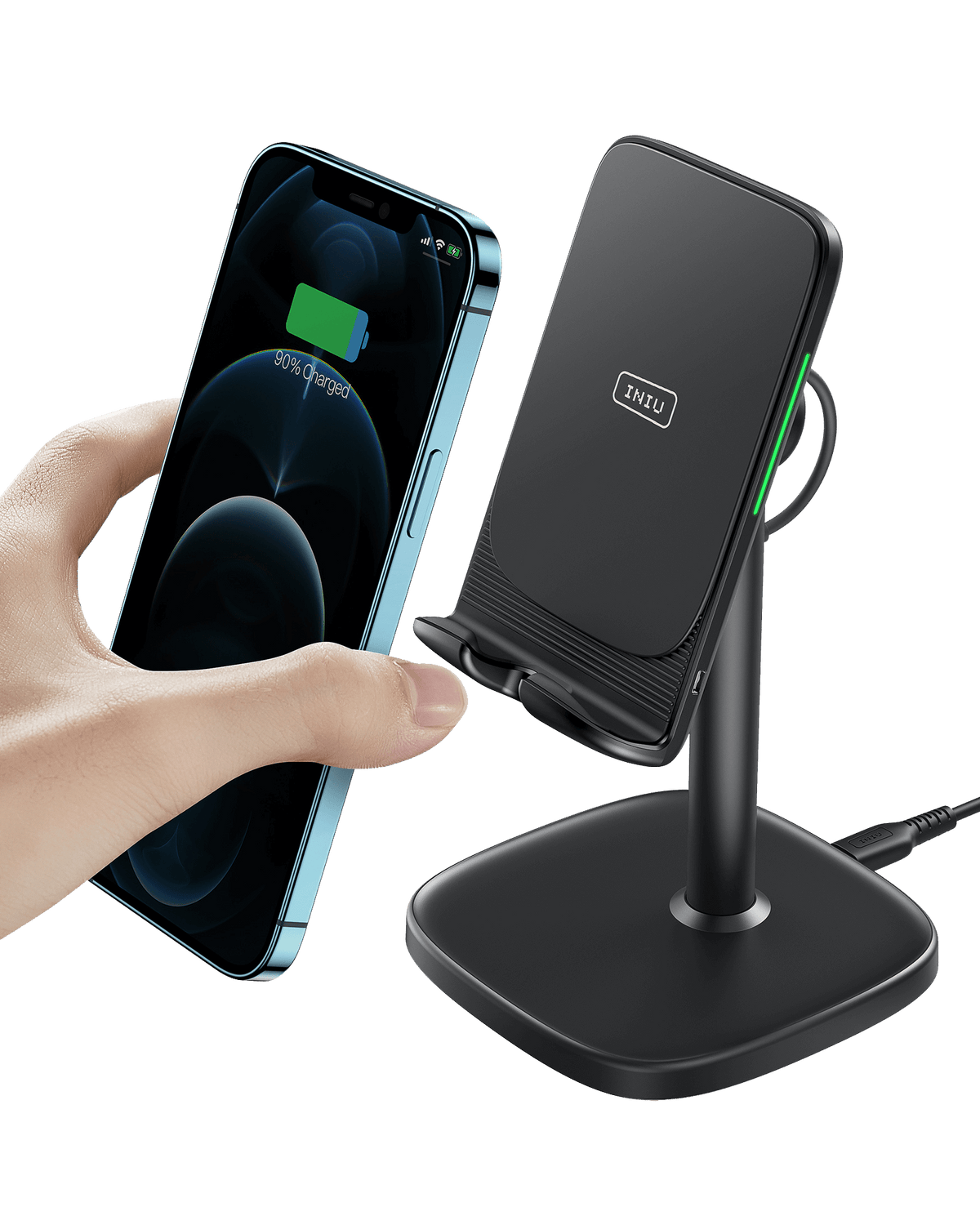 INIU I212 Adjustable 15W Fast Wireless Charger