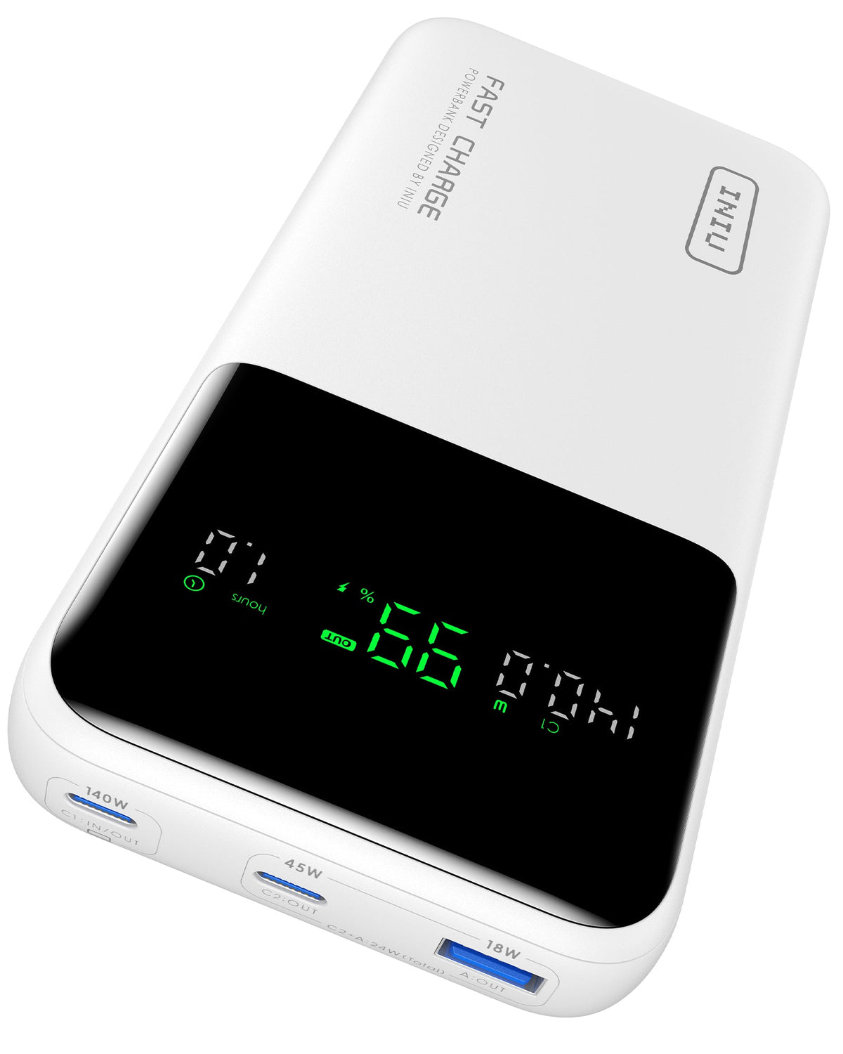 INIU Cougar Laptop Power Bank 25000mAh 140W, Fast Charging