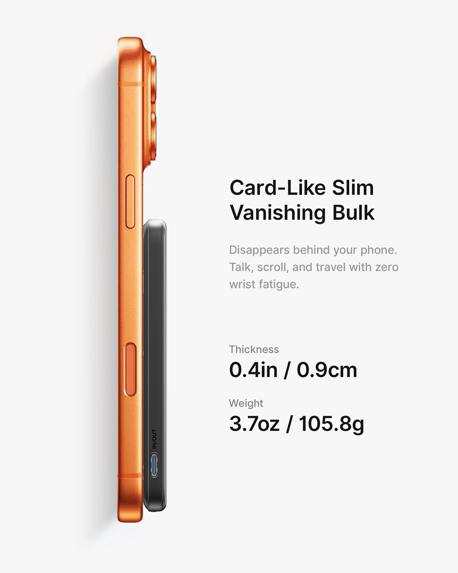 INIU Qi2 Magnetic Power Bank, Market's Slimmest 5000mAh Portable Charger