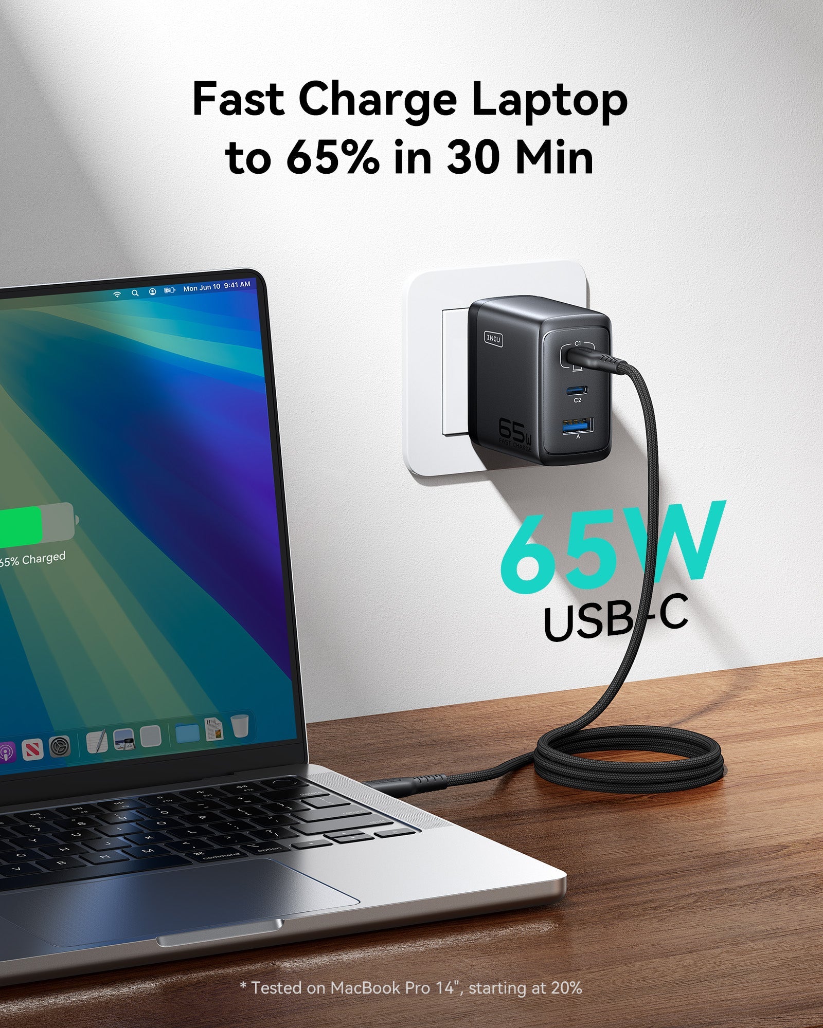 INIU Cougar A21 65W GaN Charger
