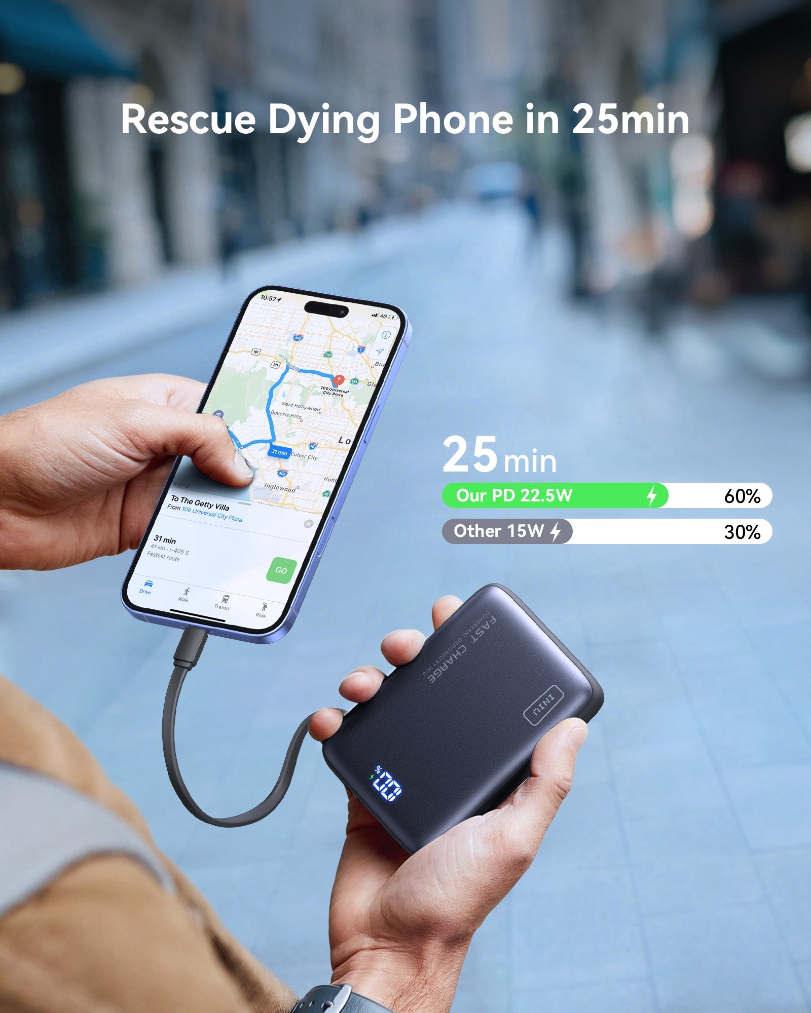 INIU Carry Power Bank 20000mAh 20W