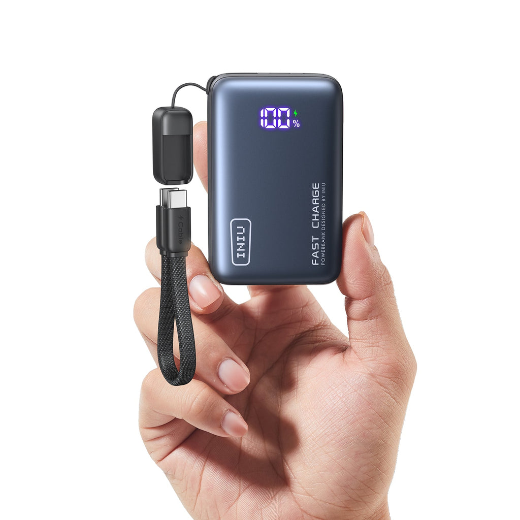 INIU Portable Charger, Palm-Size 10000mAh PD 45W Power Bank