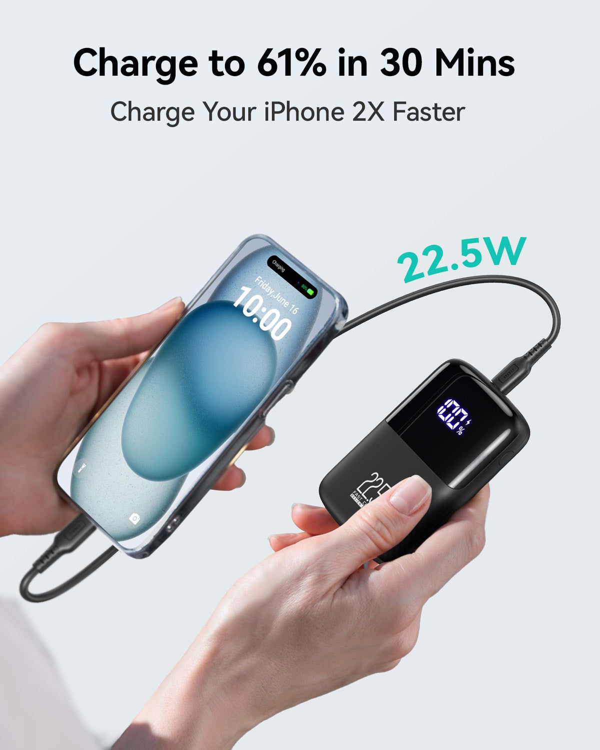 INIU Carry Slim Power Bank 10000mAh 22.5W