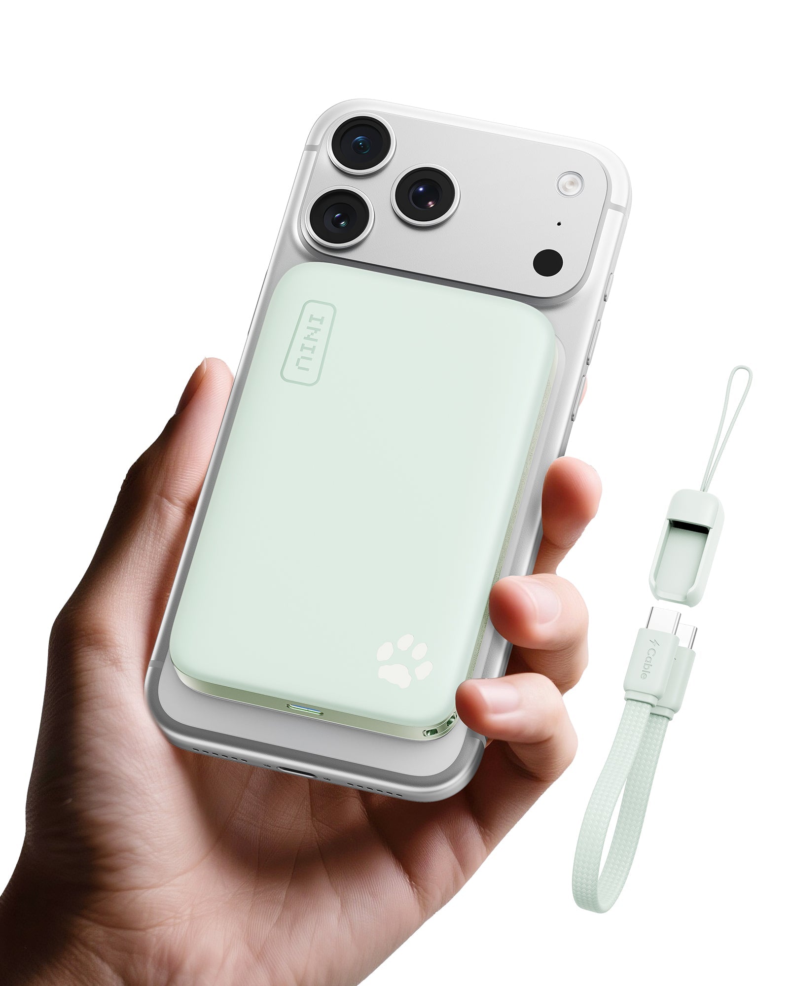 INIU SnapGo Compact Magnetic Power Bank 10000mAh 25W, Qi2.2 MagSafe