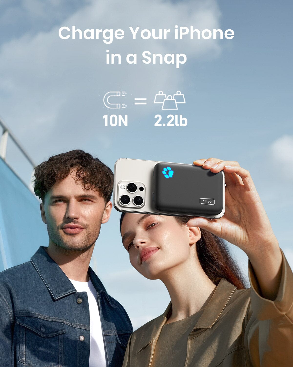 INIU B43 MagSafe 10000mAh Compact Power Bank