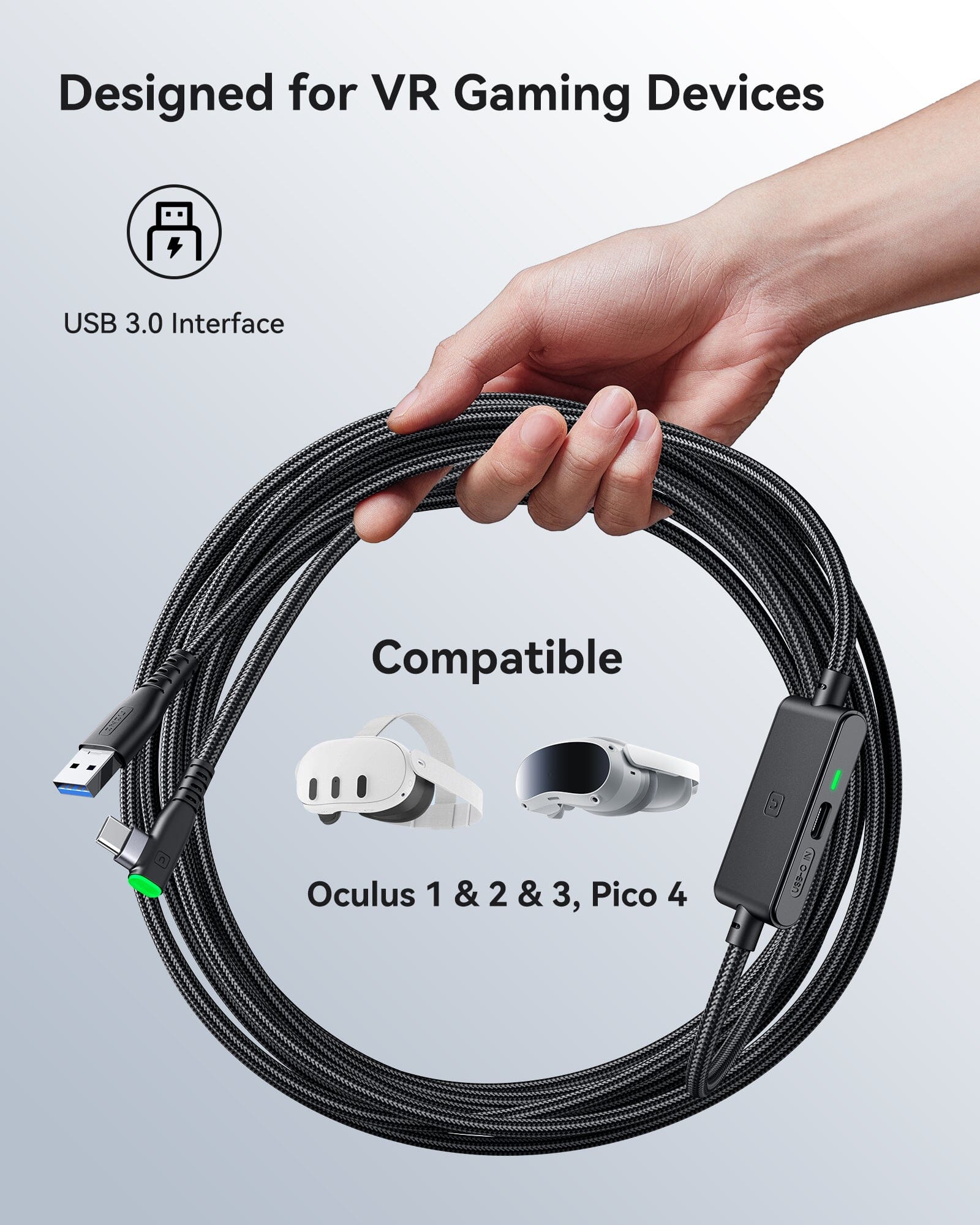 INIU DI401 16FT VR High Speed Transfer Link Cable