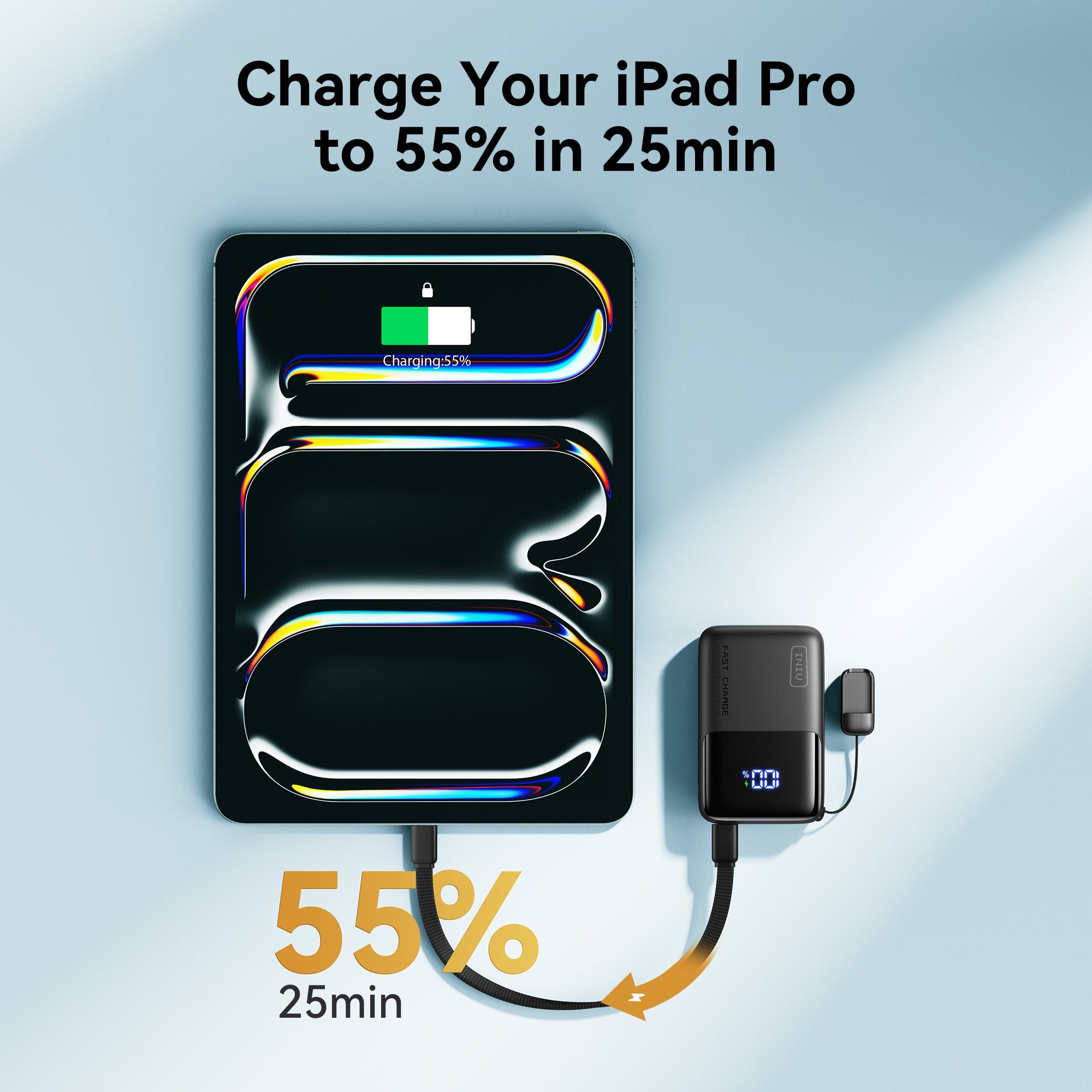 INIU Carry P50 Power Bank 45W Smallest 10,000mAh