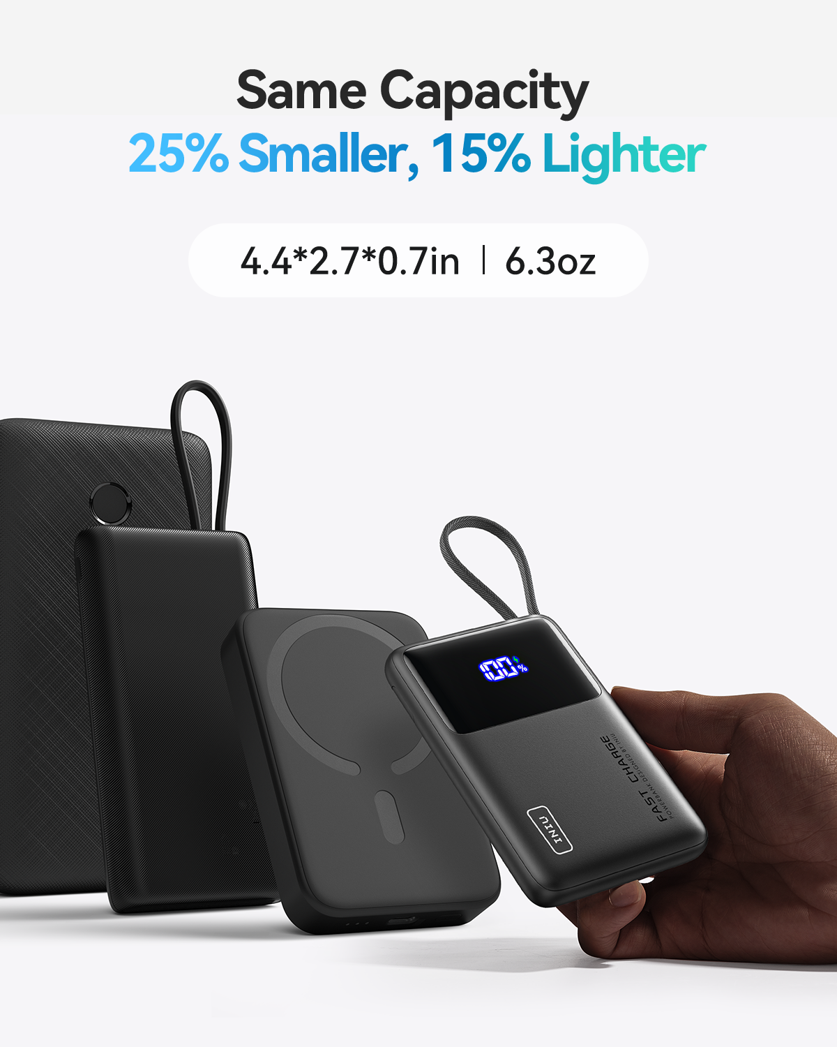 INIU Carry Power Bank 10000mAh 45W