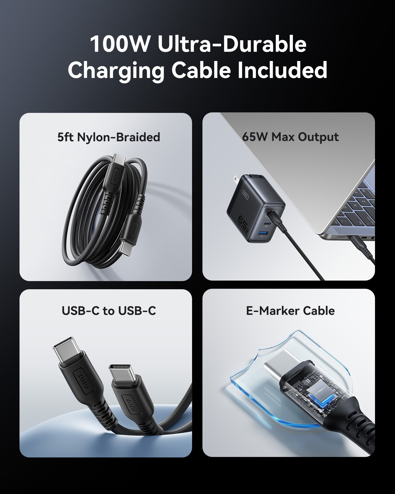 INIU Cougar A21 65W GaN Charger