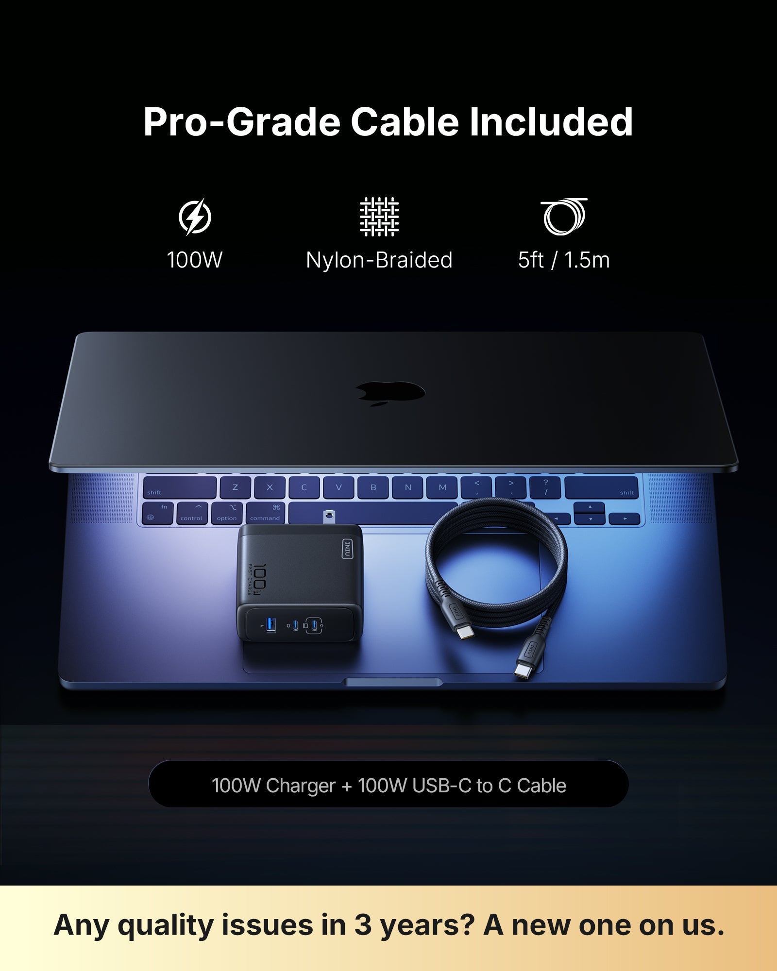 INIU Cougar A11 100W GaN Charger
