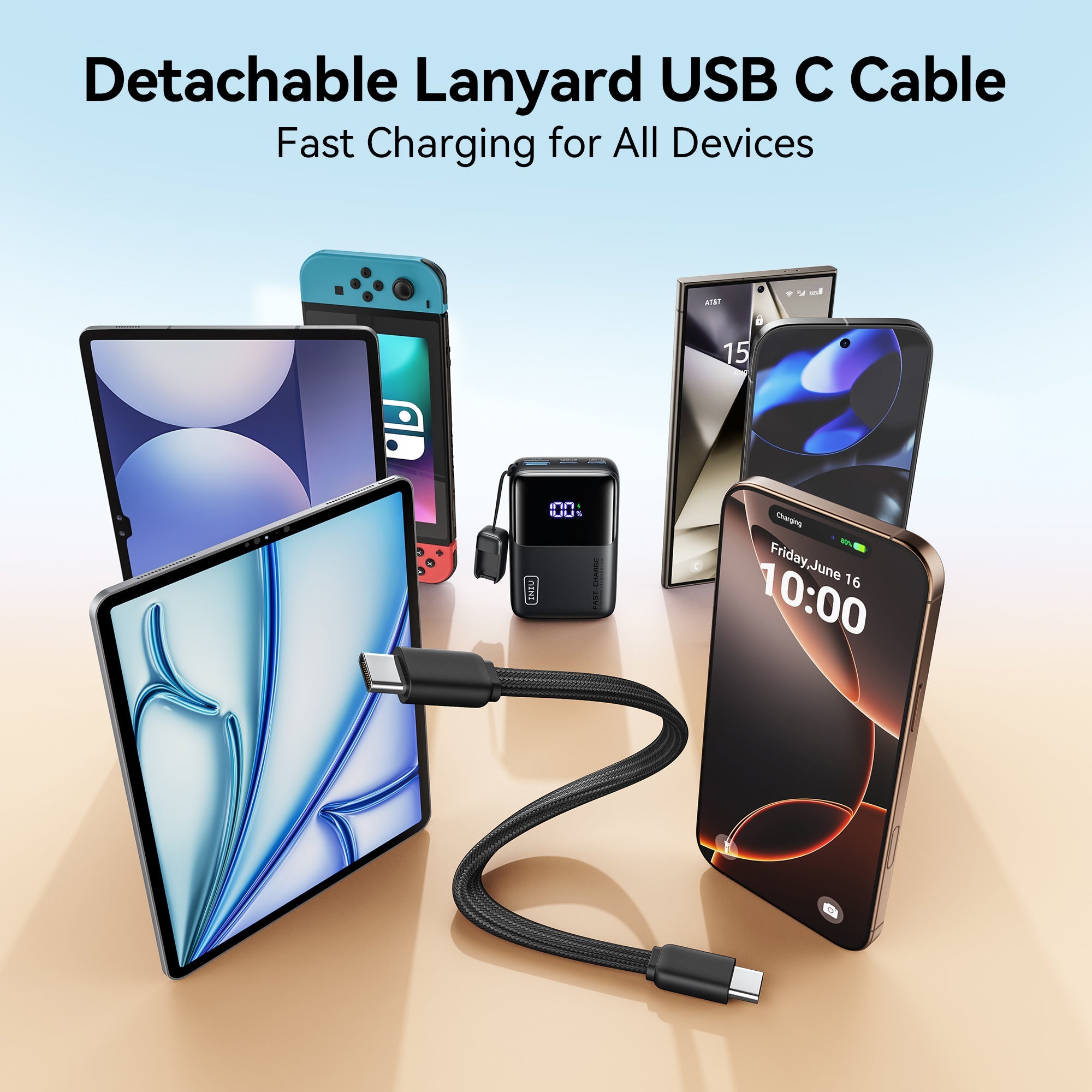 INIU Carry P50 Power Bank 45W Smallest 10,000mAh