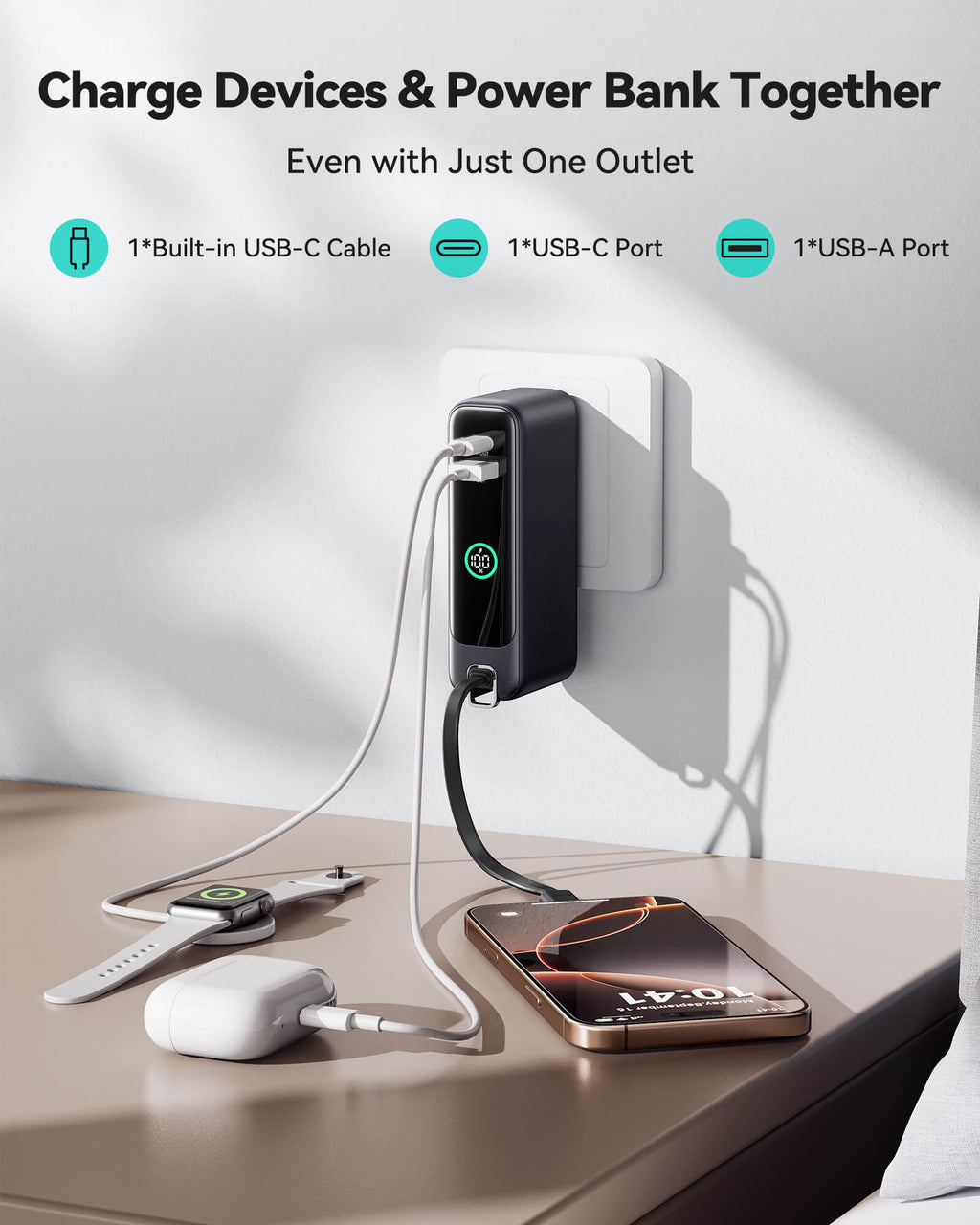 INIU Multi Power Bank 10000mAh 30W