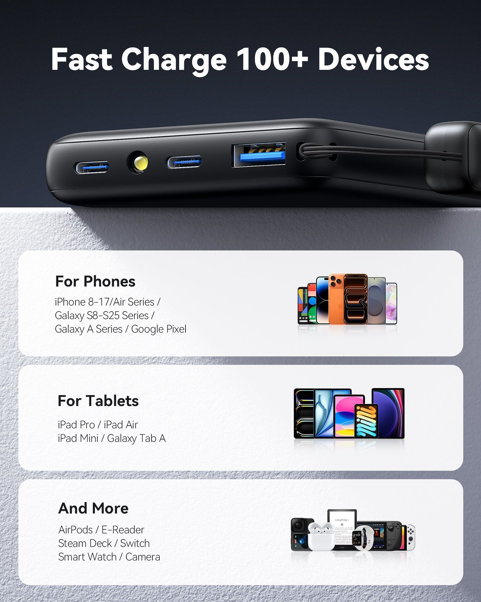 INIU Pawsible Power Bank 10000mAh 45W