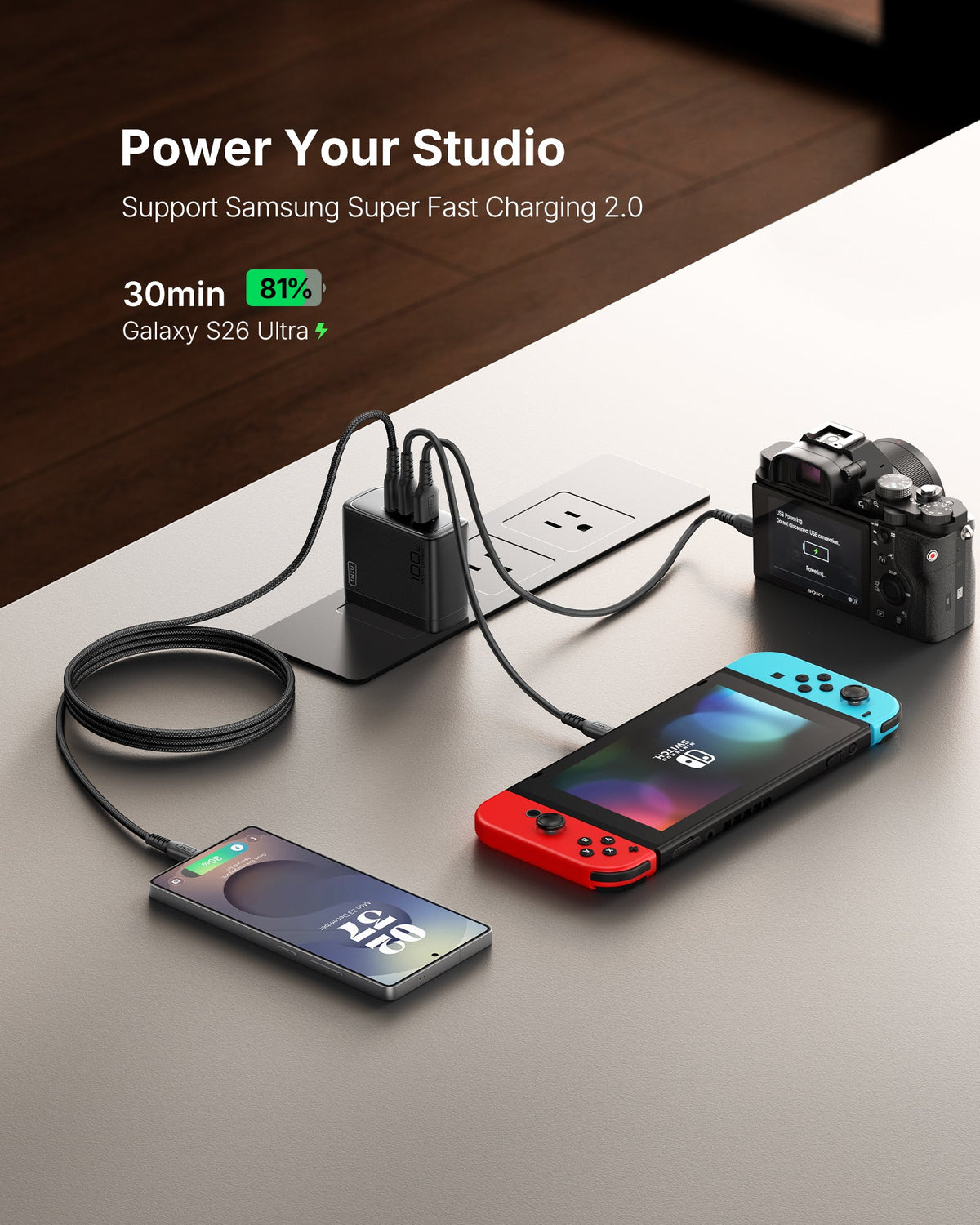 INIU Cougar A11 100W GaN Charger