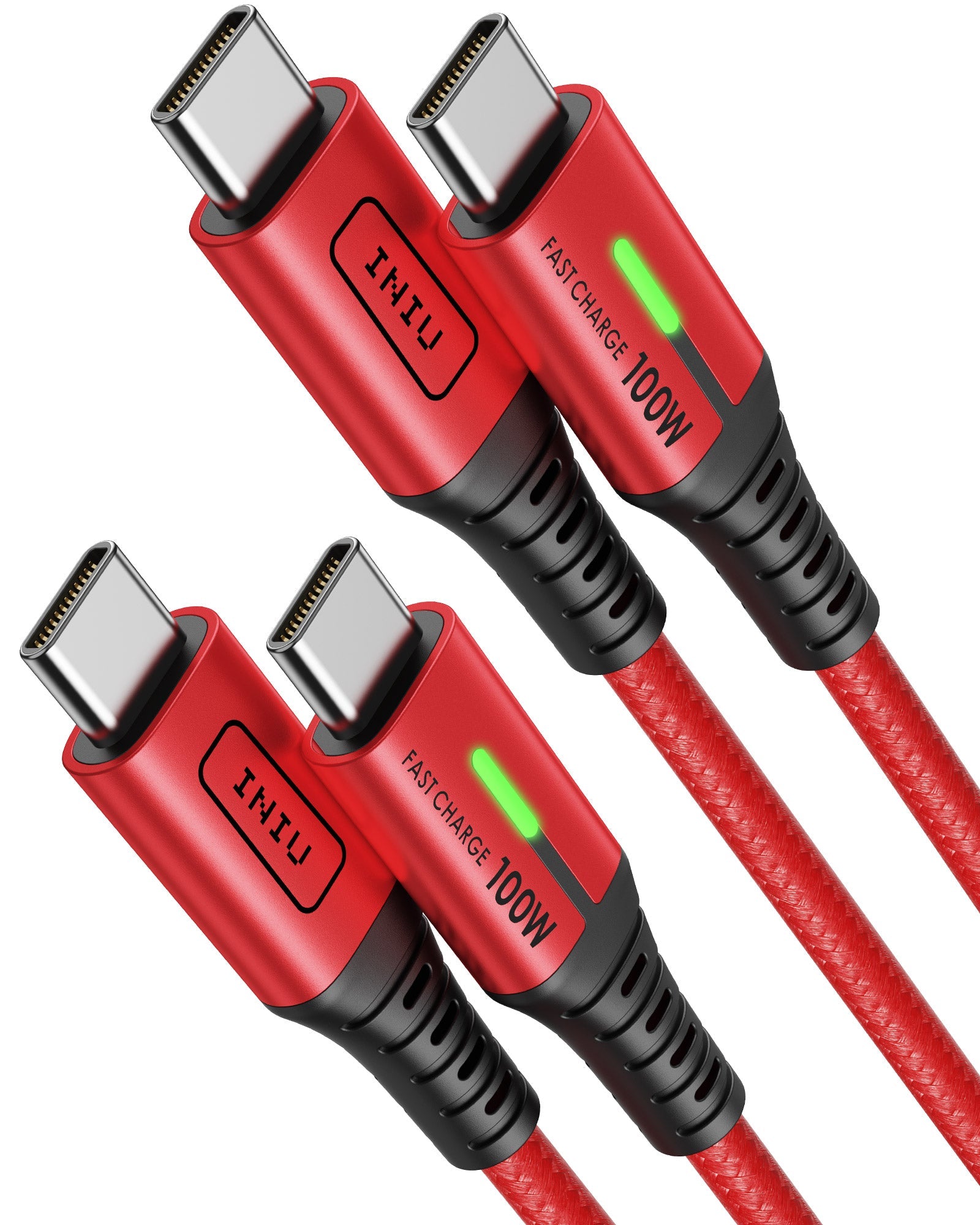 INIU D5CC 100W USB C to C Cable (6.6ft, 2-Pack)