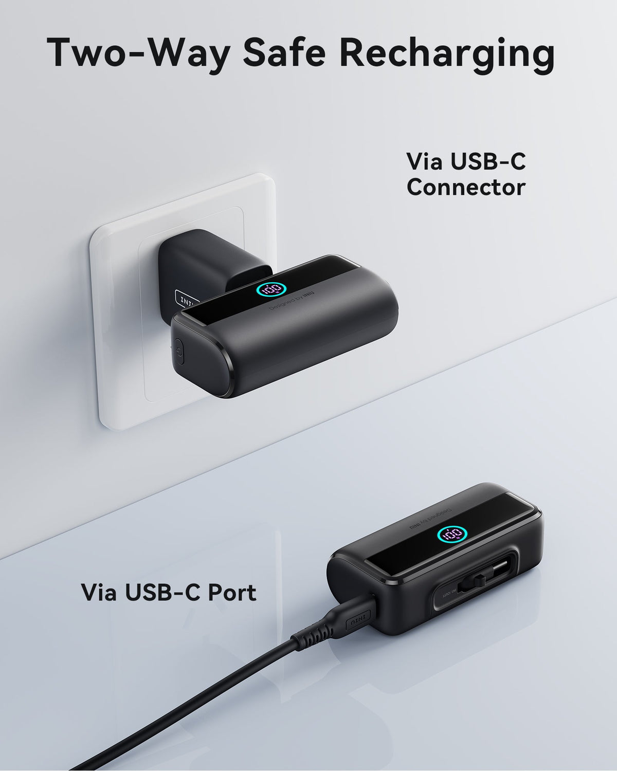 INIU Carry Power Bank 5000mAh 22.5W