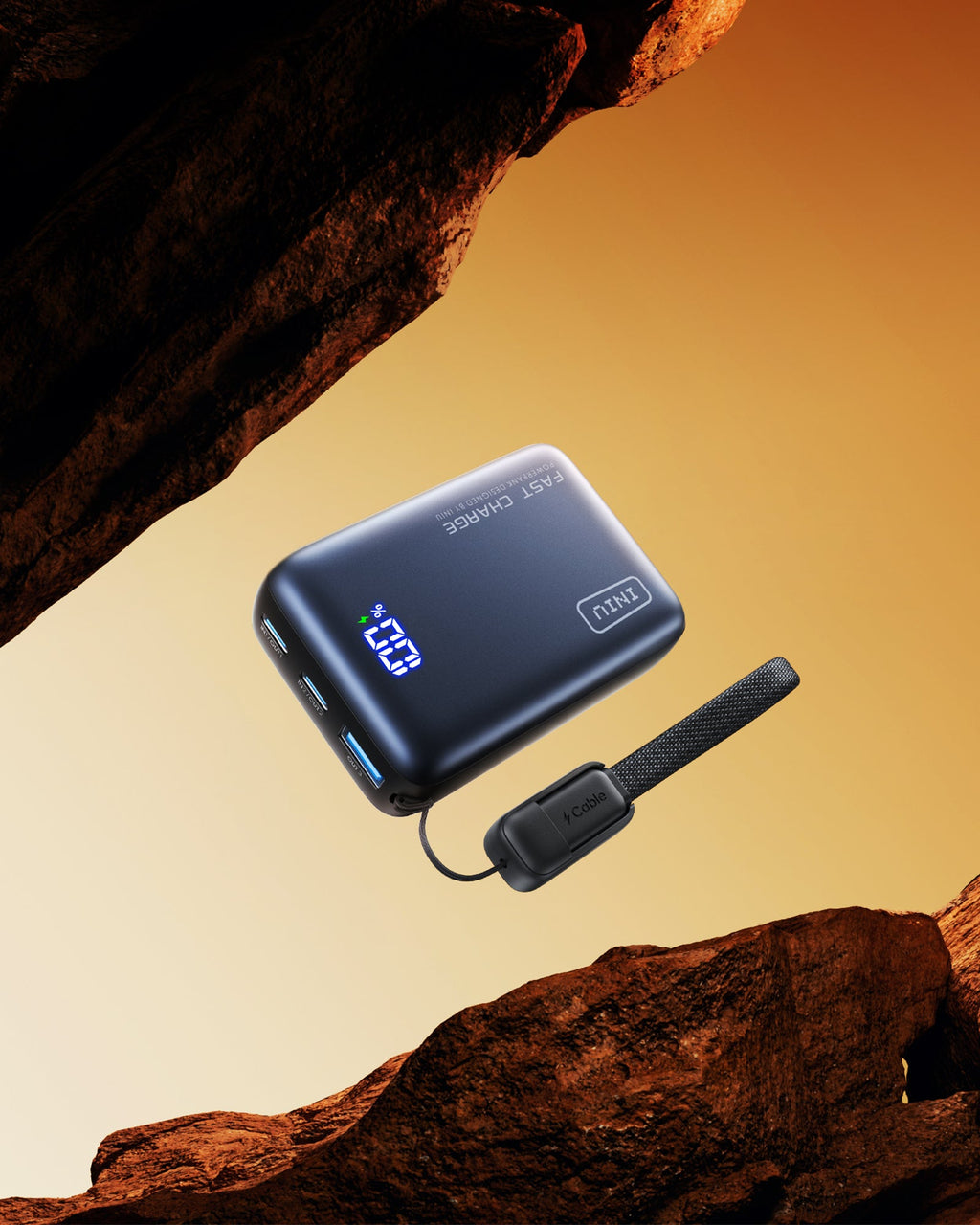 INIU Portable Charger, Palm-Size 10000mAh PD 45W Power Bank