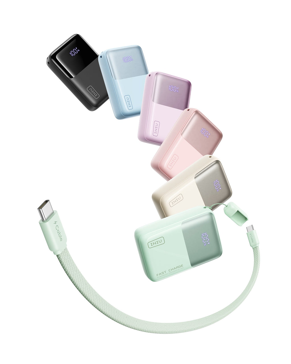 INIU Pocket Rocket Mini Power Bank 10000mAh 45W