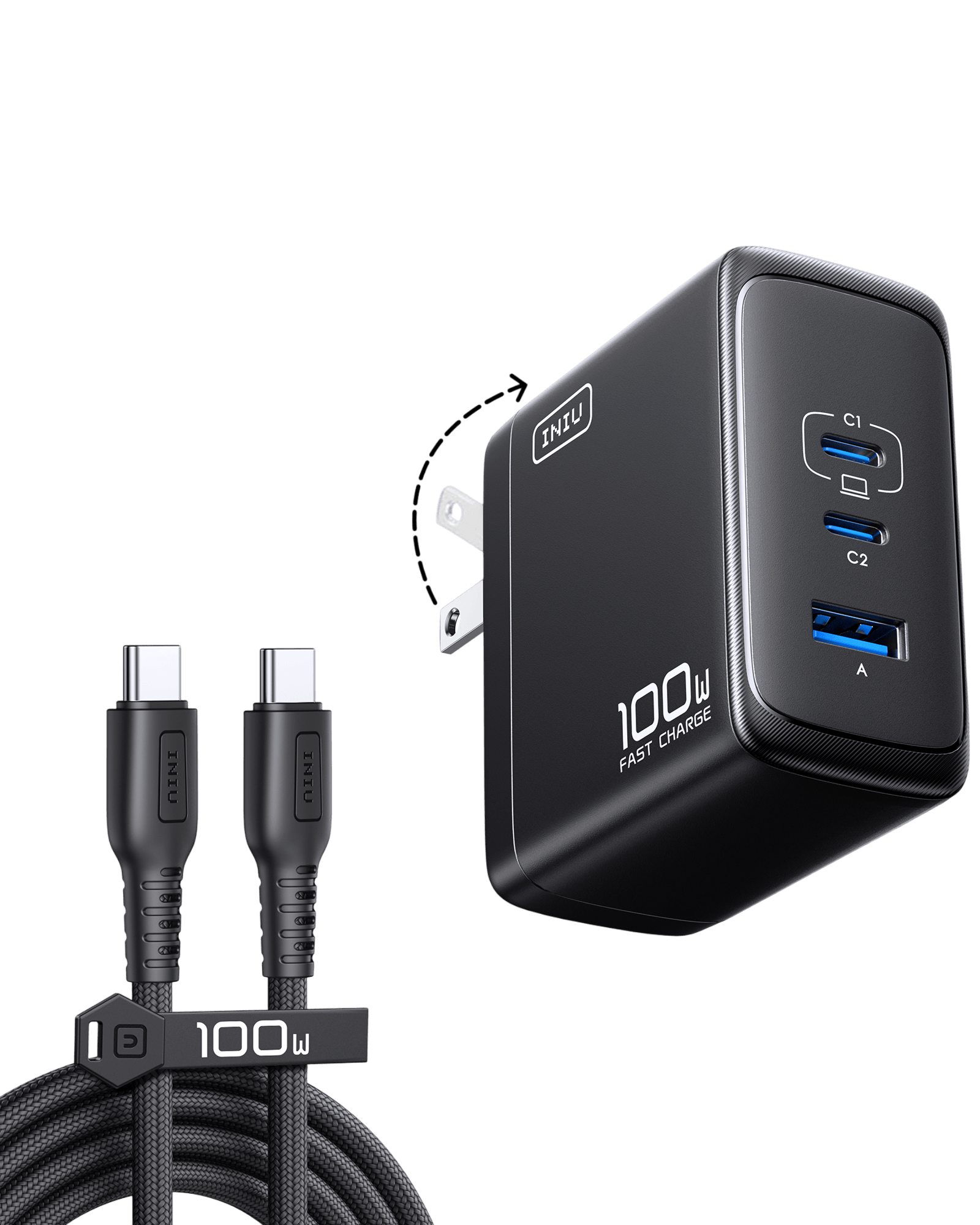 INIU Cougar A11 100W GaN Charger