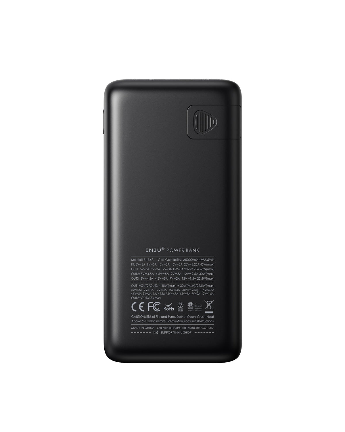 INIU B63 Power Bank 100W 25,000mAh
