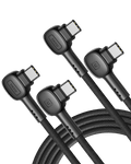 INIU D6CC 90° Design USB C Cable 100W (6.6ft, 2-Pack)