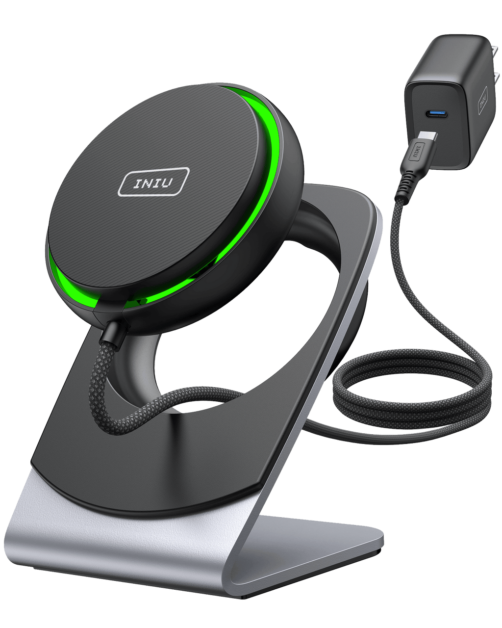 INIU WI213 Magsafe Charger, 15W Fast Charging with Cooling Fan