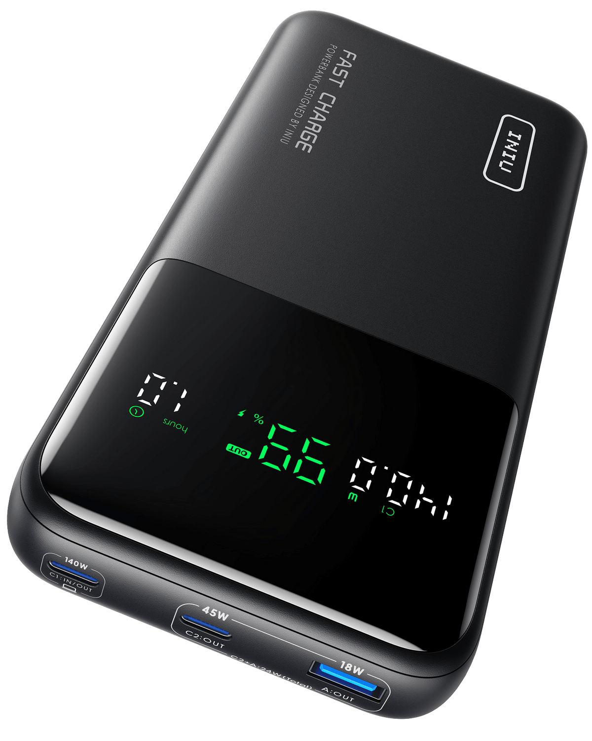 INIU Cougar Laptop Power Bank 25000mAh 140W, Fast Charging