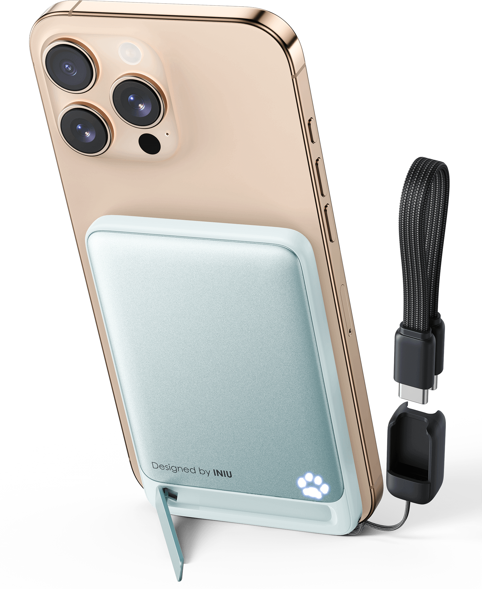 INIU SnapGo Slim Magnetic Power Bank 5000mAh 15W, MagSafe