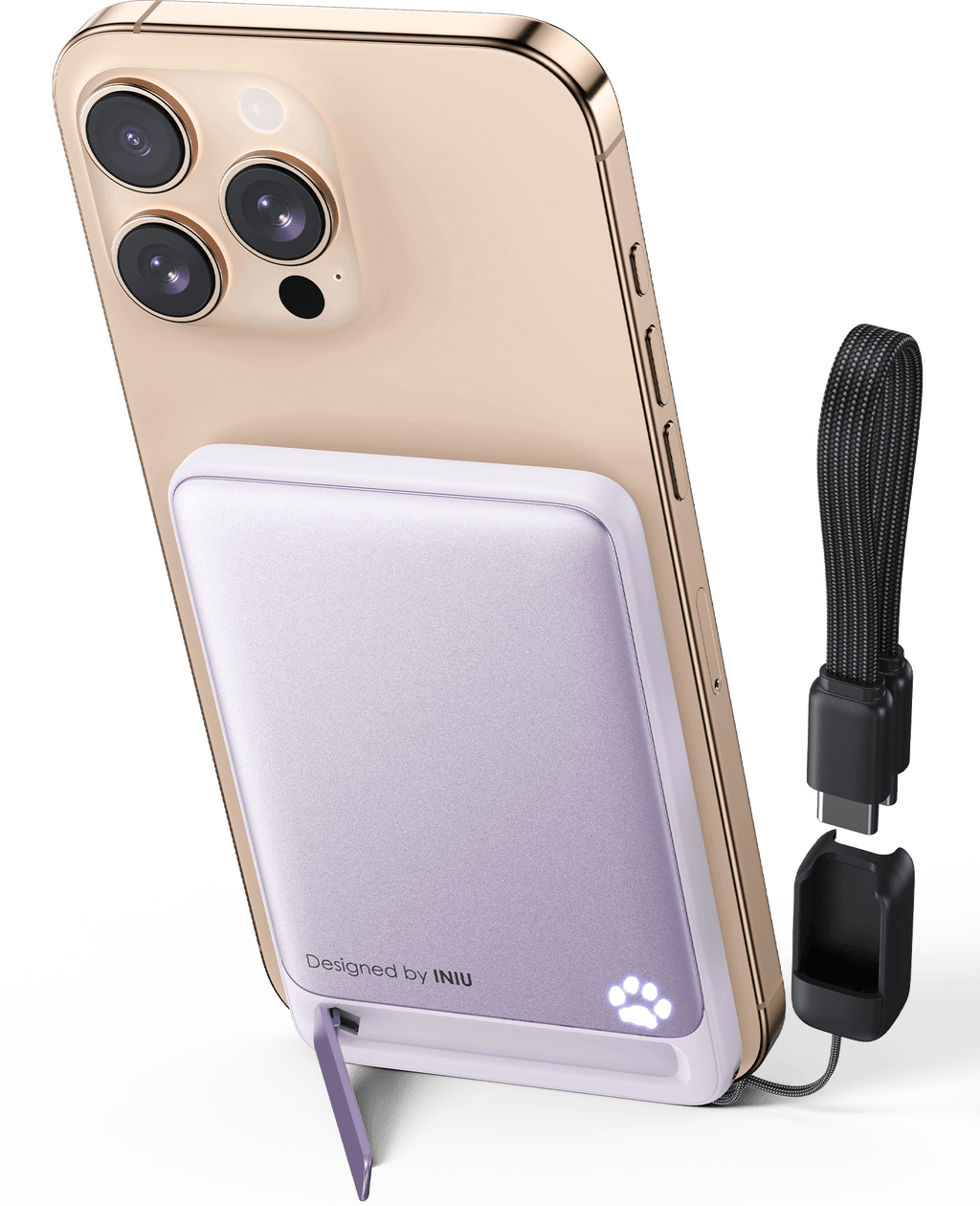 INIU SnapGo Slim Magnetic Power Bank 5000mAh 15W, MagSafe