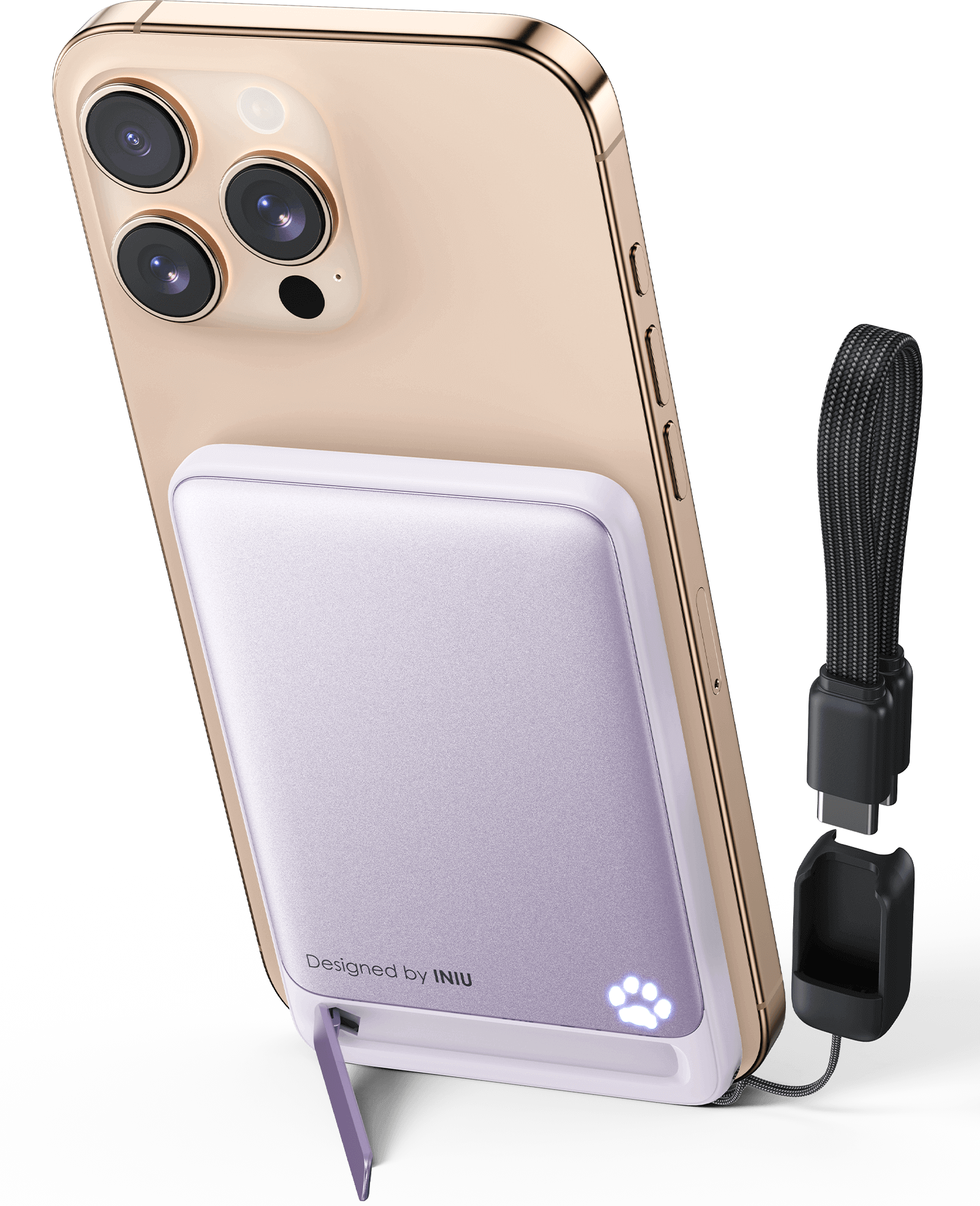 INIU SnapGo Slim Magnetic Power Bank 5000mAh 15W, MagSafe