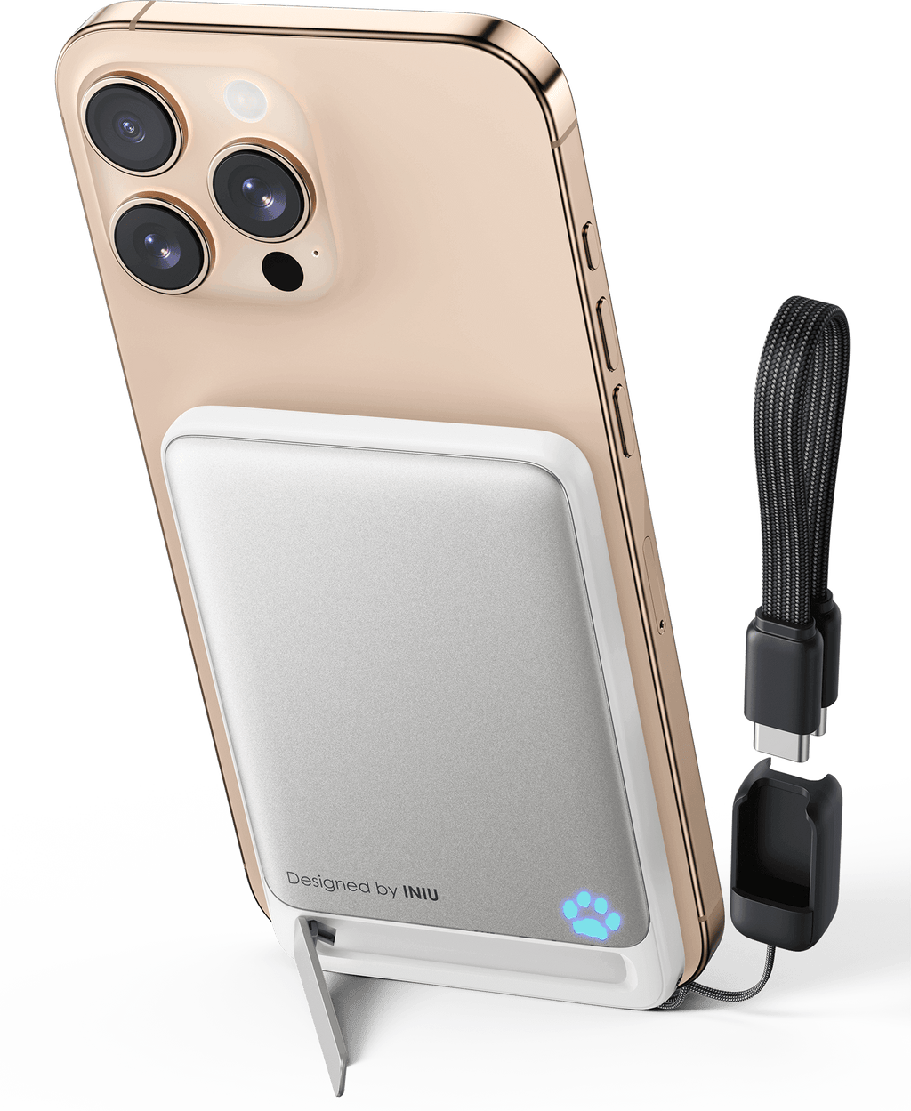 INIU SnapGo Slim Magnetic Power Bank 5000mAh 15W, MagSafe