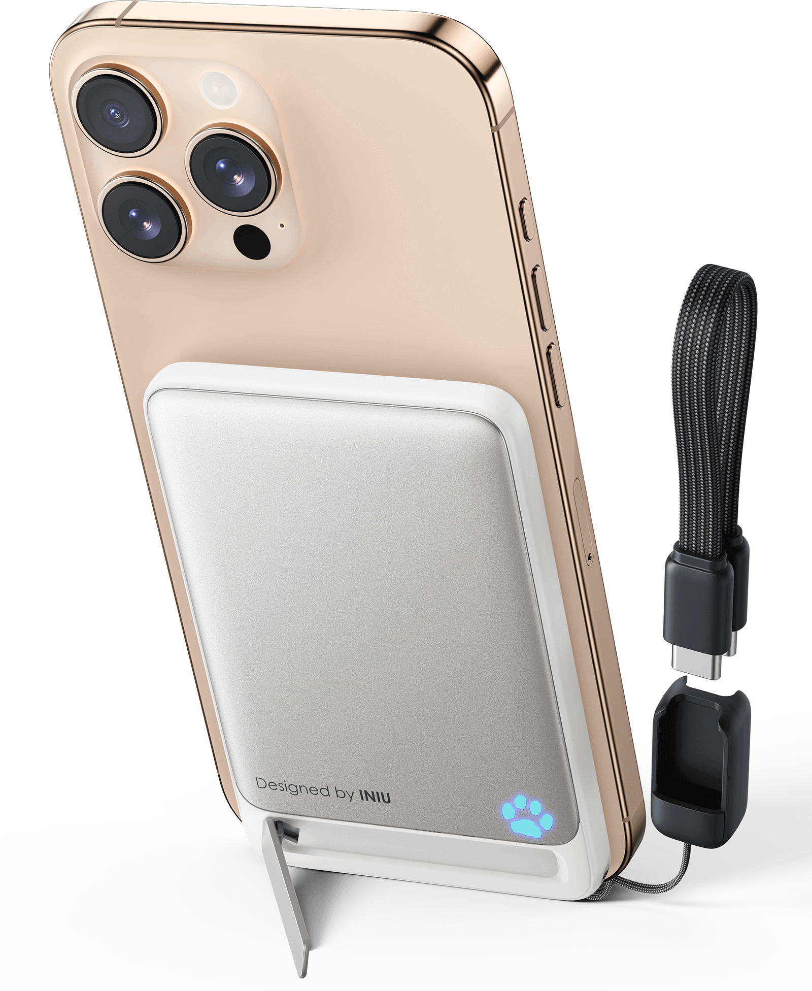 INIU SnapGo Slim Magnetic Power Bank 5000mAh 15W, MagSafe