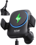 INIU SnapGo V11 Qi2 15W Magnetic Wireless Car Charger Black