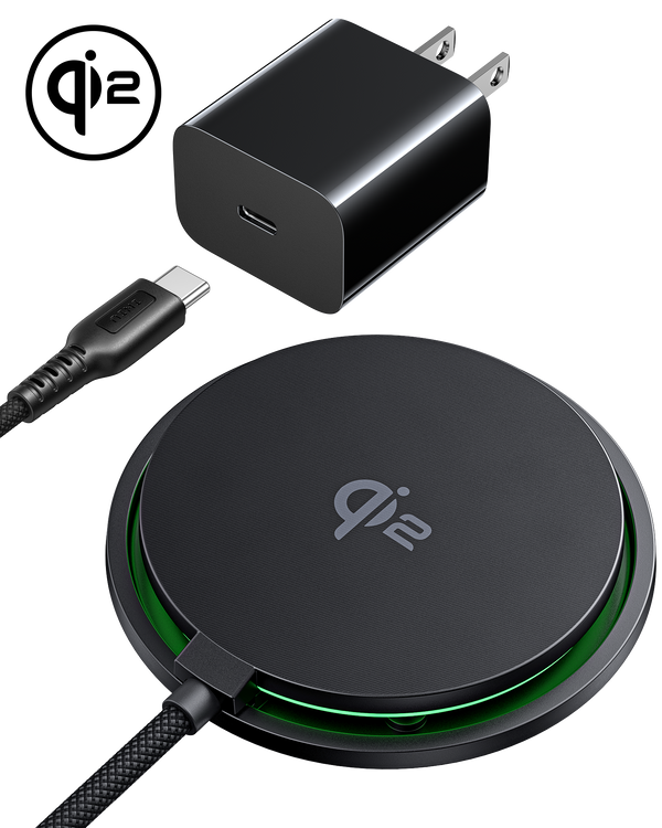 INIU SnapGo W11 Qi2 15W Magnetic LED Wireless Charger