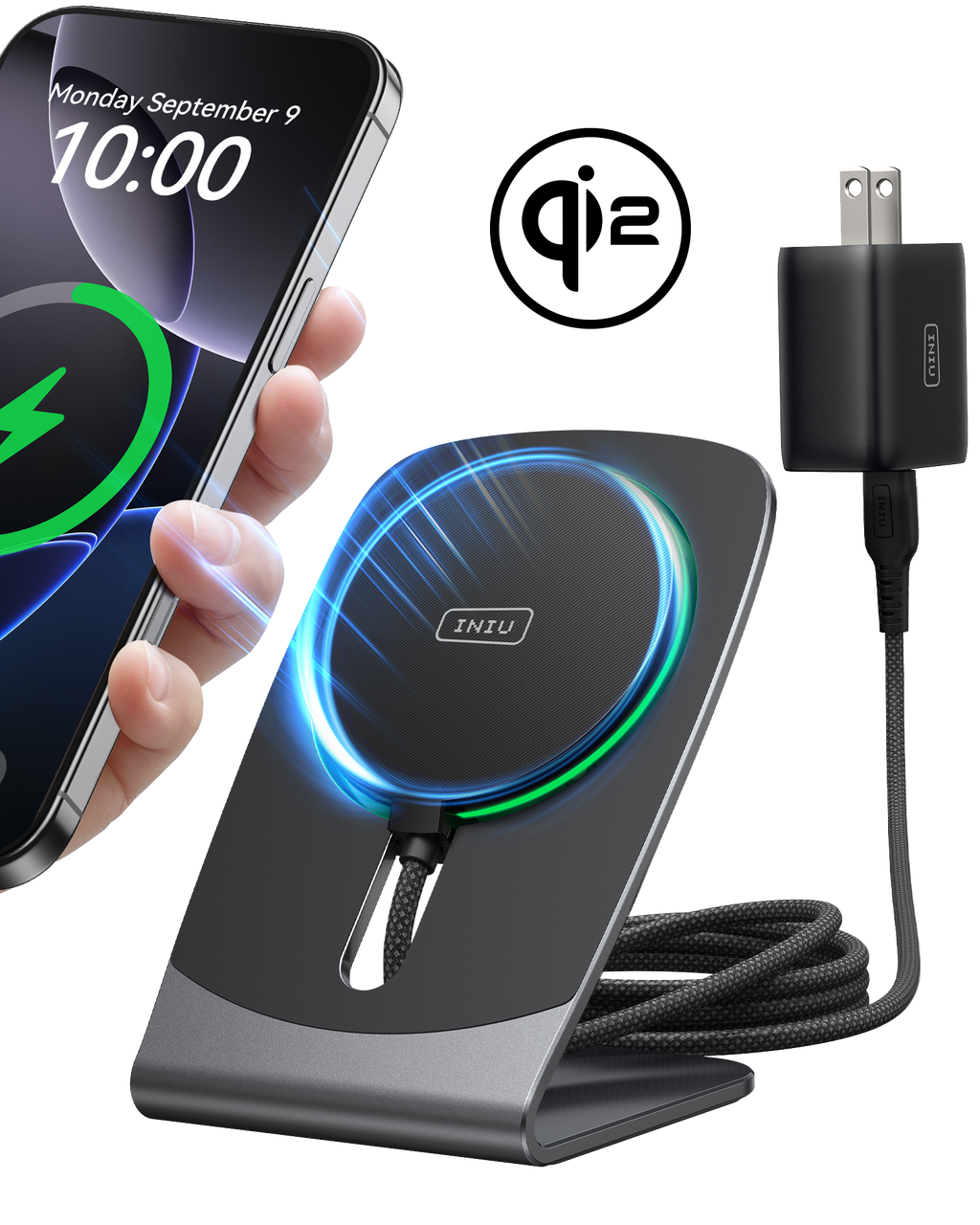 INIU SnapGo W21 Qi2 15W Magnetic Wireless Charger