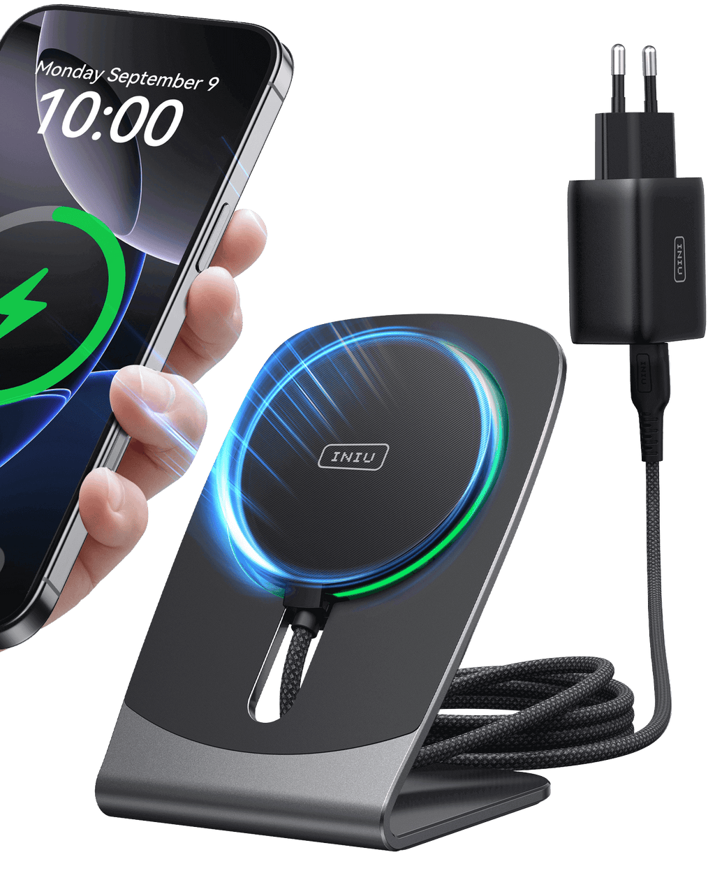 INIU SnapGo W21 Qi2 15W Magnetic Wireless Charger