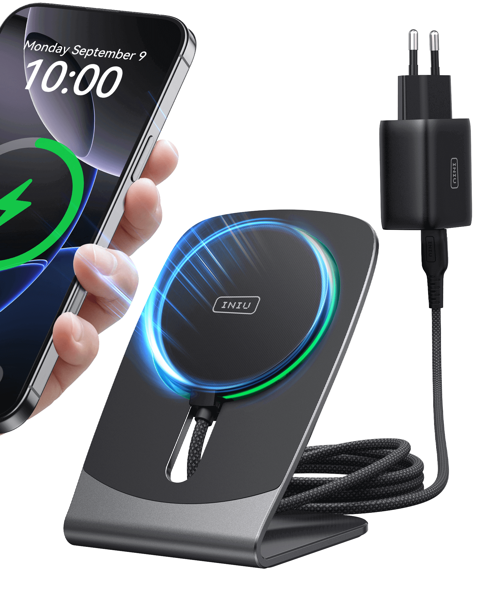 INIU SnapGo W21 Qi2 15W Magnetic Wireless Charger
