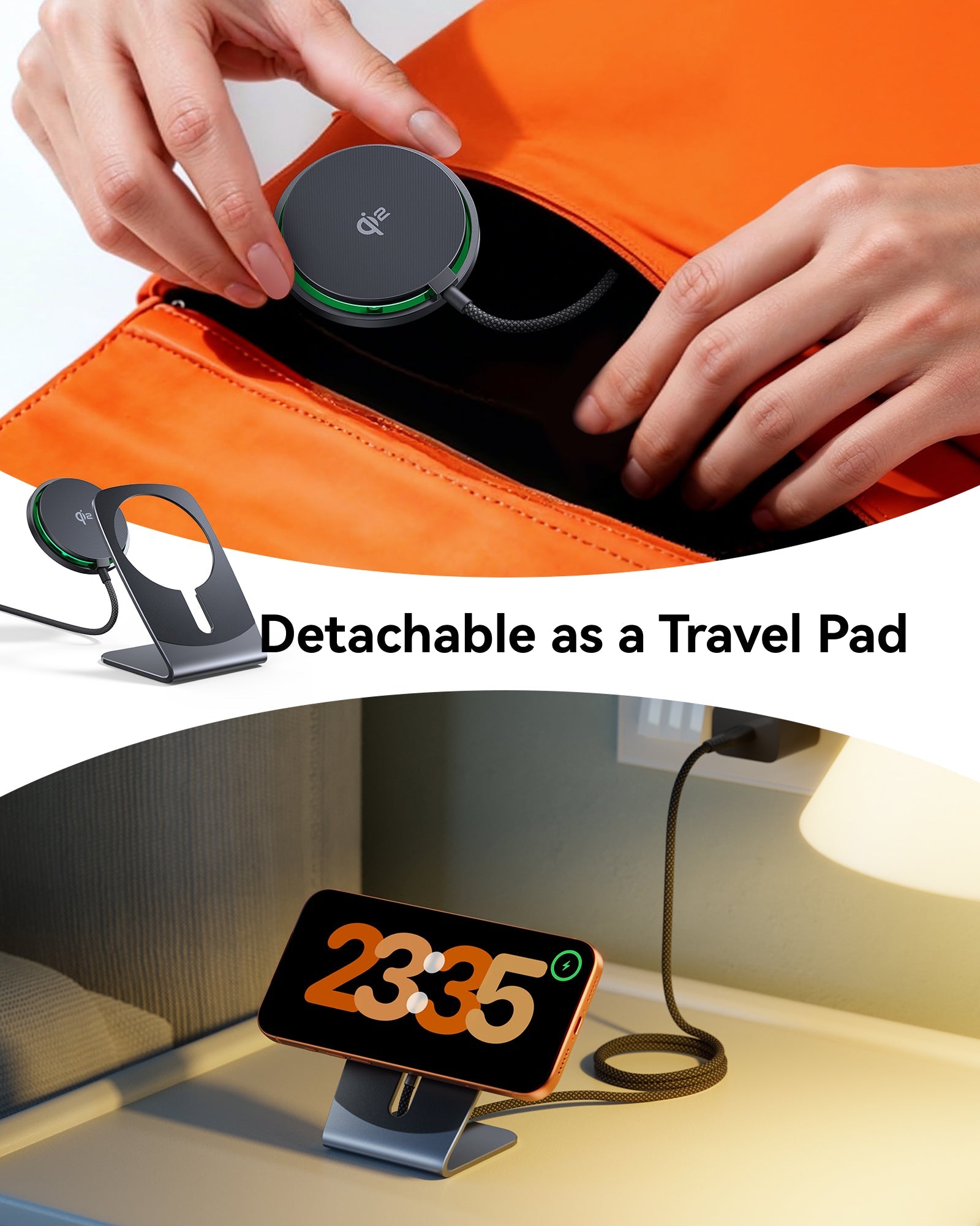 INIU SnapGo W21 Qi2 15W Magnetic Wireless Charger