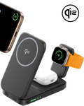 INIU SnapGo W31 Qi2 15W 3 in 1 Magnetic Foldable Wireless Charger