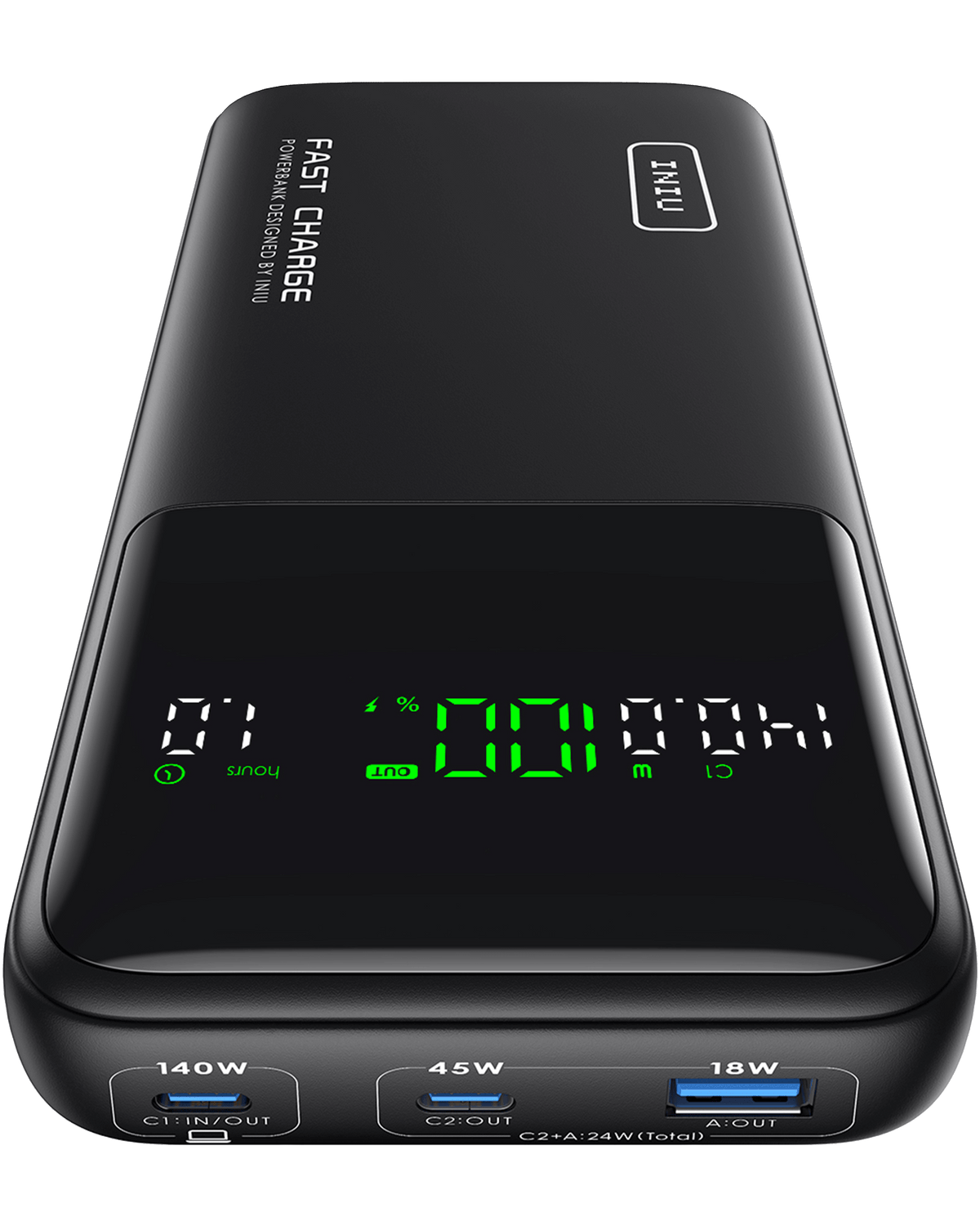 INIU Cougar Laptop Power Bank 27000mAh 140W, Fast Charging