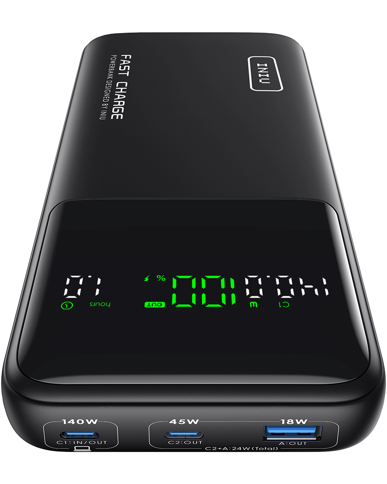 INIU Cougar Laptop Power Bank 27000mAh 140W, Fast Charging