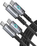 INIU Leopard C12 Braided USB-C to USB-C Cable 240W, 6.6ft / 2m, 2-Pack